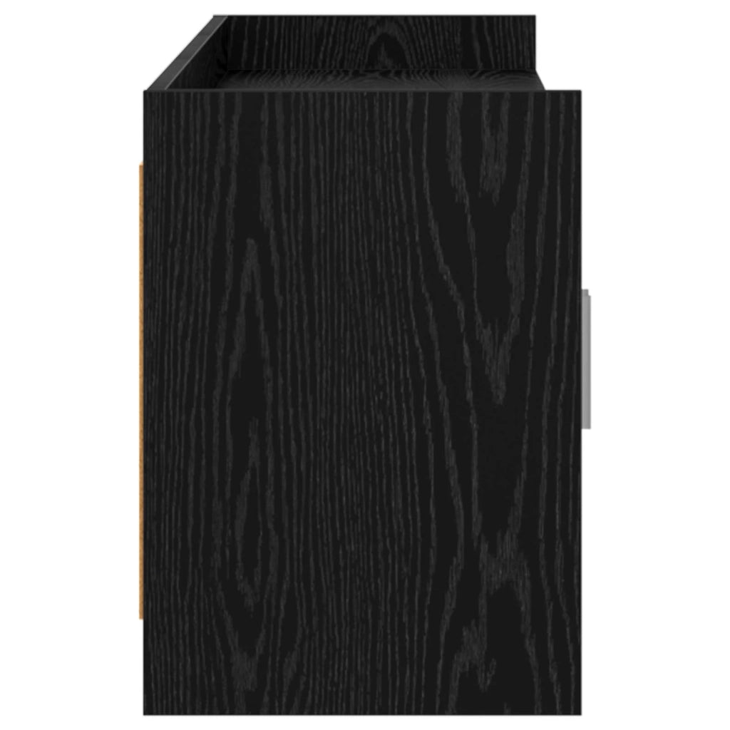 Mobile TV 168 x 33 x 47 cm Rovere Nero Legno ingegnerizzato 8011204