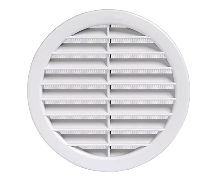 Griglia circolare dm100 c/rete incasso