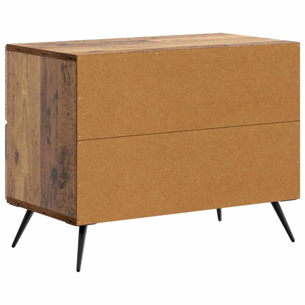Armadio da Notte con cassetto Legno antico 62 x 34,5 x 47,5 cm 895473