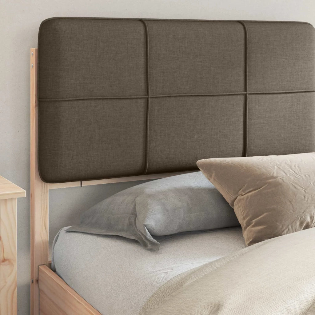 Letto con Testiera Rivestita Talpa 180 x 200 cm Pino massello