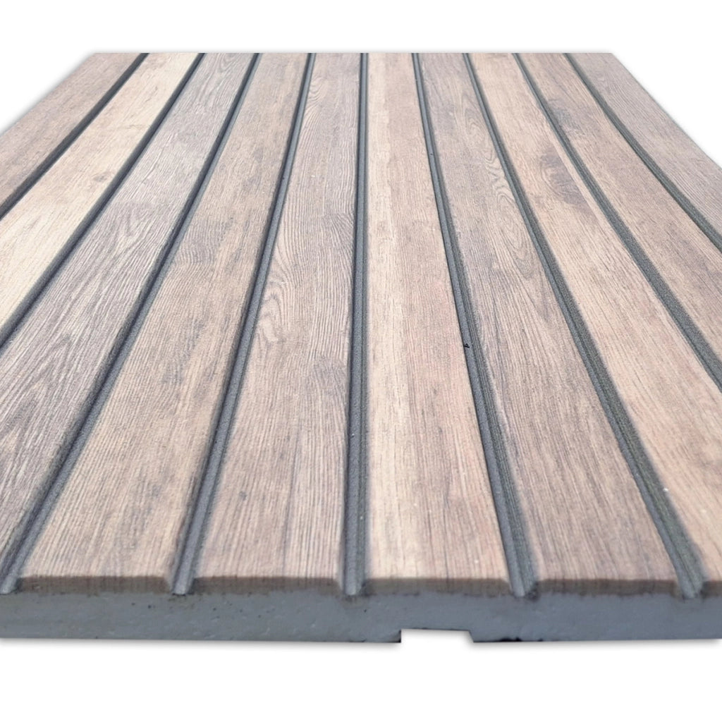 SHERWOOD - pannello effetto legno in EPS Resinato Misura 100x50 Cm Spessore 2,5 cm