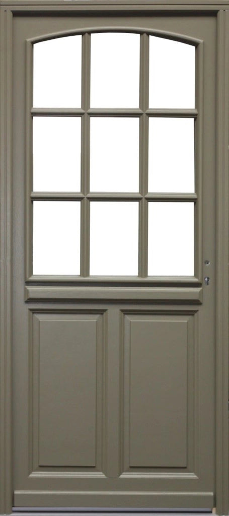 Porta d'ingresso in legno Modello Ady GD MENUISERIES 215X90 Sx a spinta Cote Tableau senza maniglia