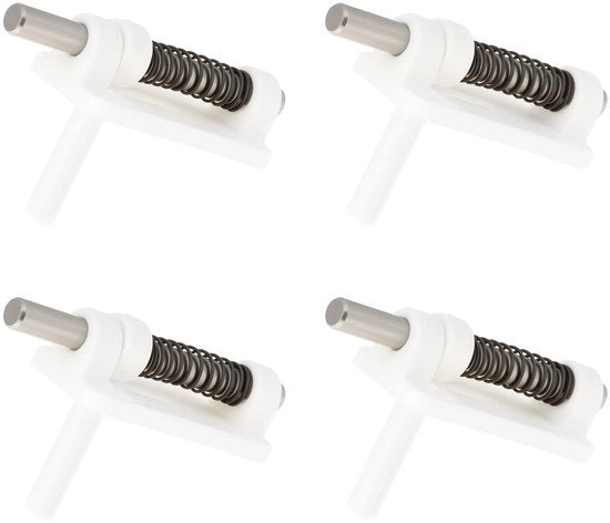 Luik Latch 4 pezzi - Piccola Luikbevestigazione - Veerslot - Adatto per RC Aeromodelli/Baie - Dimensioni 23,5mm x 13mm x 8mm - Diametro a vite 3mm - Luikslot