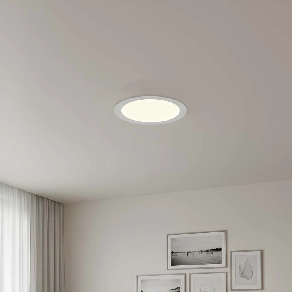 Pannello LED 12W Incassato Formato Rotondo 16.7cm 50000 Ore Bianco Avizar