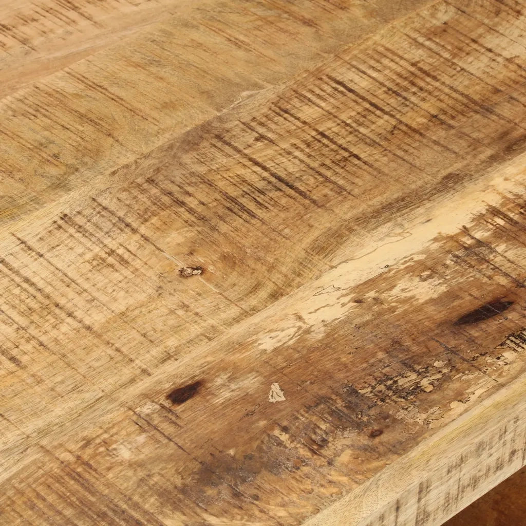 Tavolino da Salotto 120x55x40 cm in Legno Massello di Mango cod mxl 29736