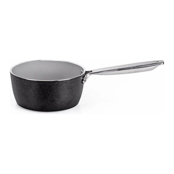 Moneta 0005390516 Armonia Casseruola Antiaderente Senza PTFE PFAS PFOA Nichel Alluminio per Induzione 16 cm colore Nero Grigio