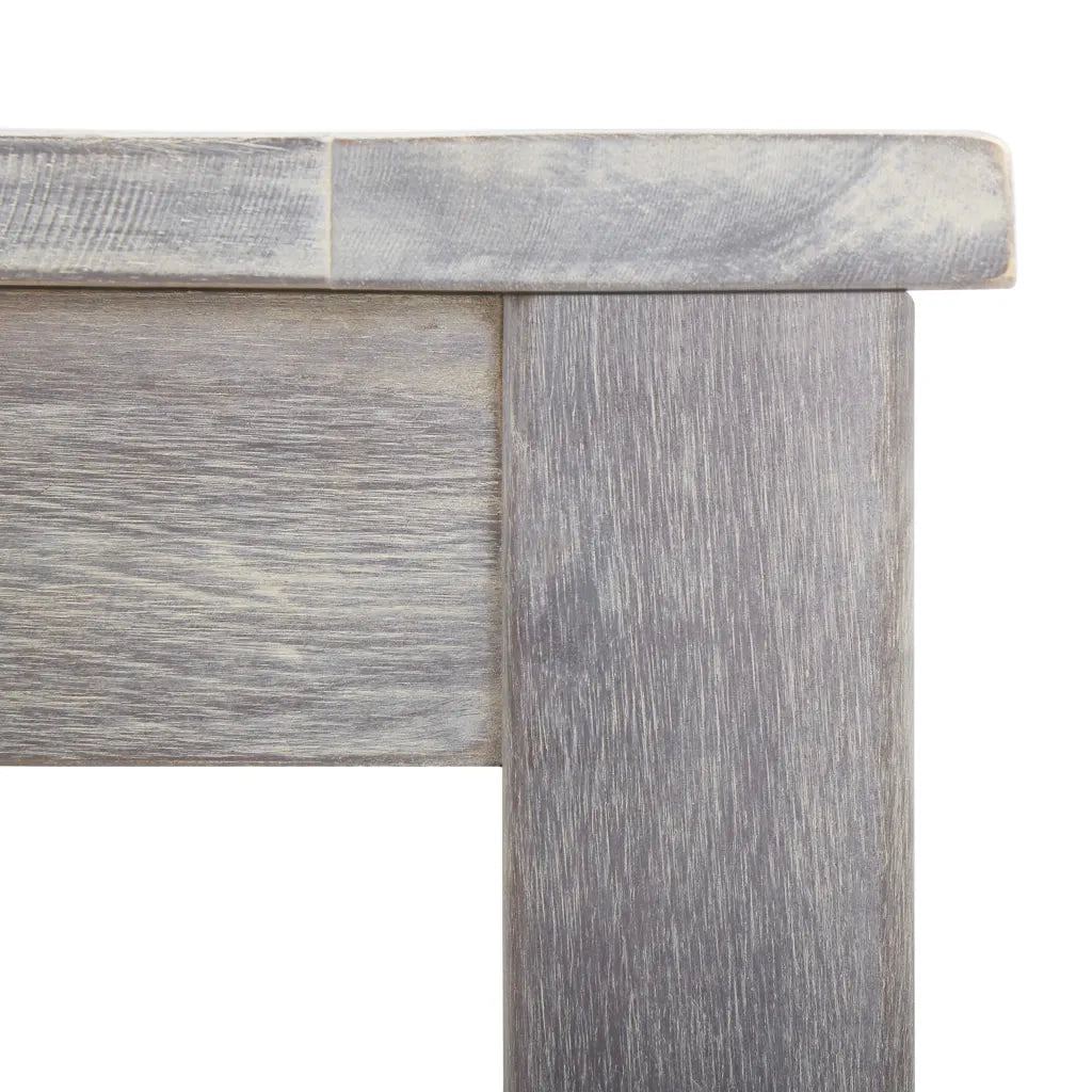 Set Pranzo da Giardino 7 pz Grigio Slavato in Massello d'Acacia cod mxl 74455