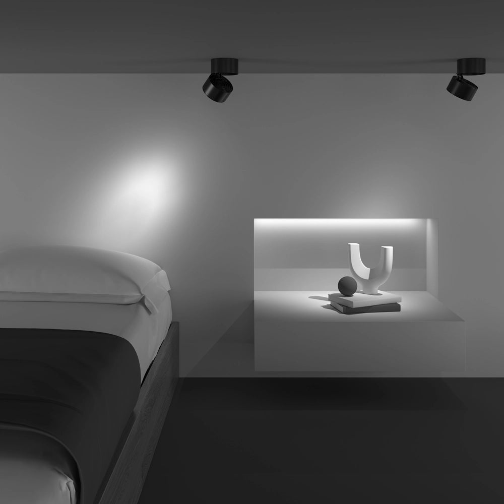 Plafoniera LED Maytoni Yin nera 15W 4000K dimmer IP20