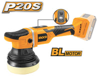 Lucidatrice a batteria 20v 125mm p20s