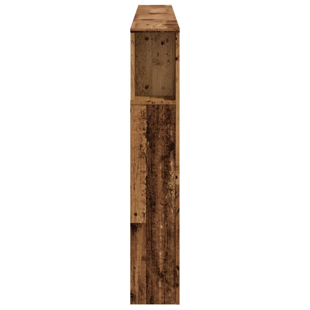 Testiera LED Legno Antico 200x18,5x103,5 cm Legno Multistrato 857692