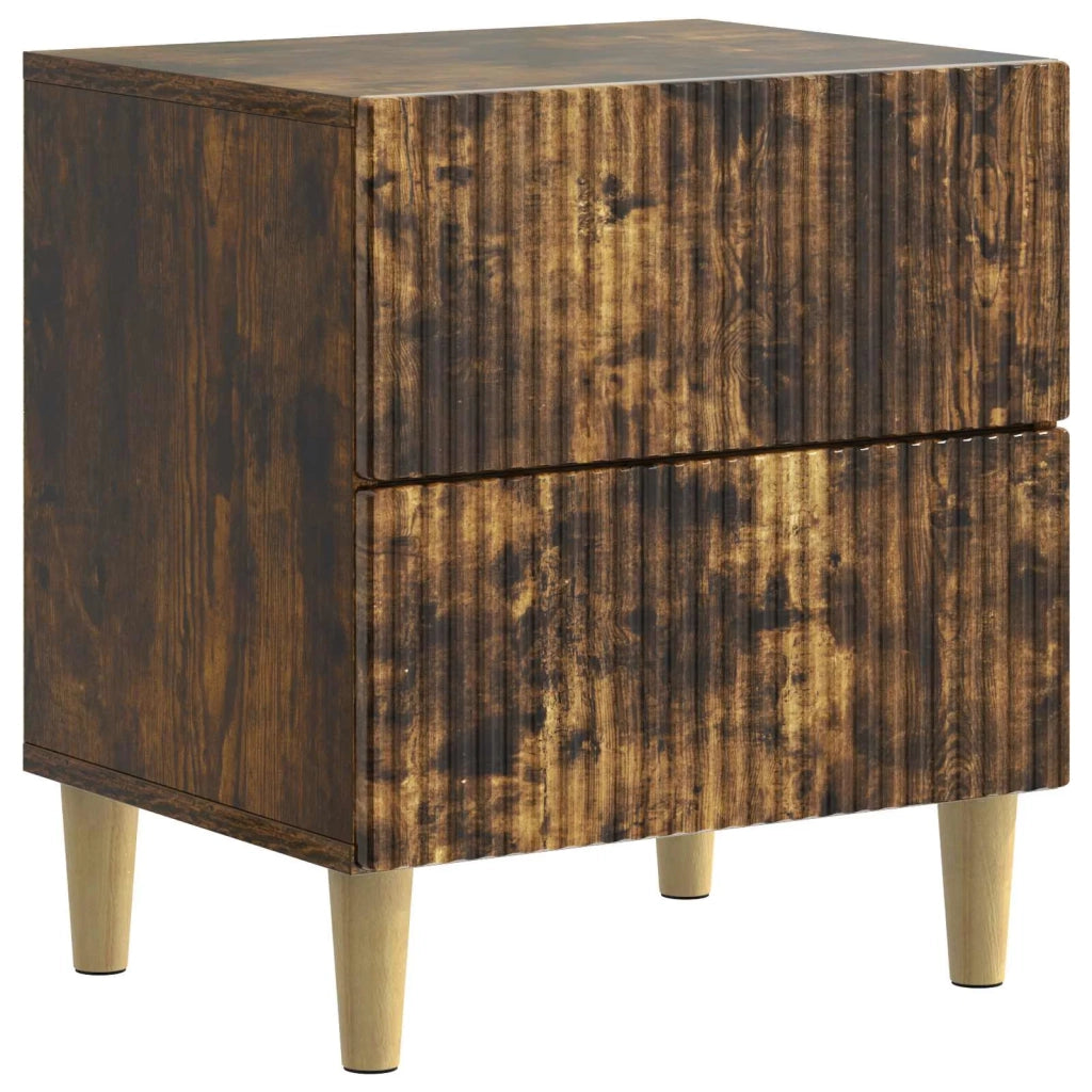 Armadio da Notte Rovere Fumo 43 x 34,5 x 48 cm 894535