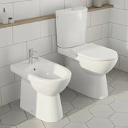 Sanitari monoblocco con scarico a parete e sedile termoindurente con chiusura standard – Selnova