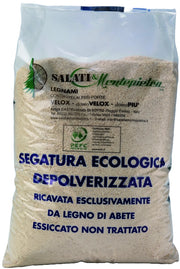 Segatura ecologica depolverizzata in sacco da 5 kg legno di abete essiccato