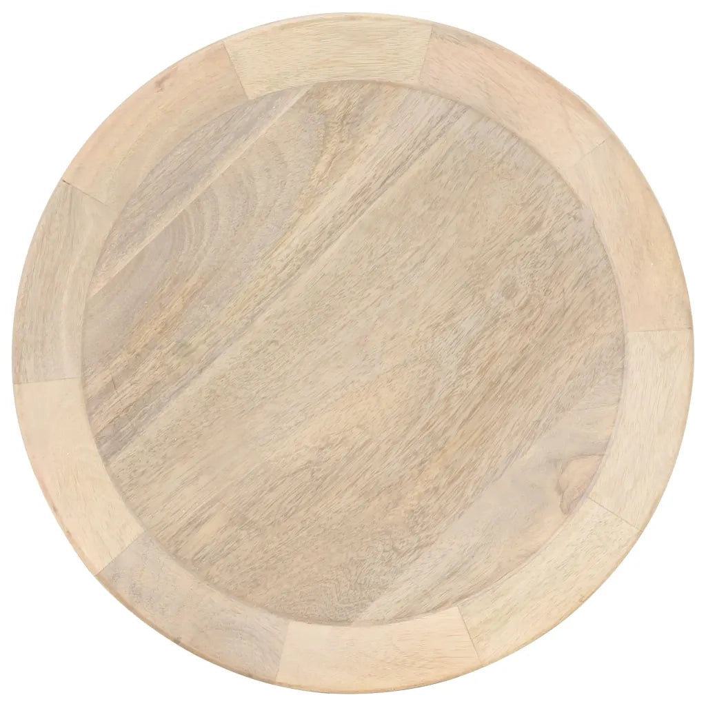 Tavolino | Tavolo laterale di Servizio ?40x45 cm in Legno Massello di Mango