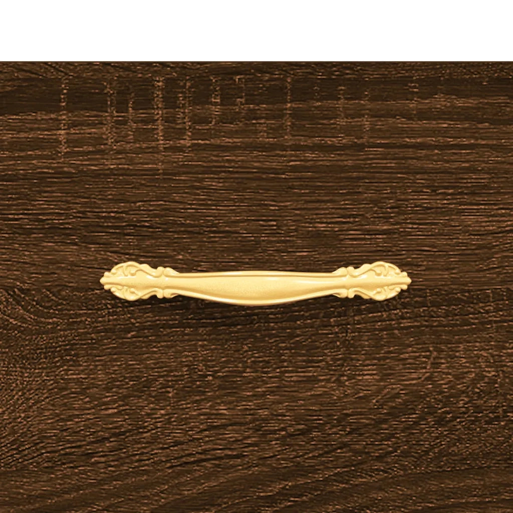 Scarpiera-Scaffale per scarpe Rovere Marrone 30x35x105 cm in Legno Multistrato