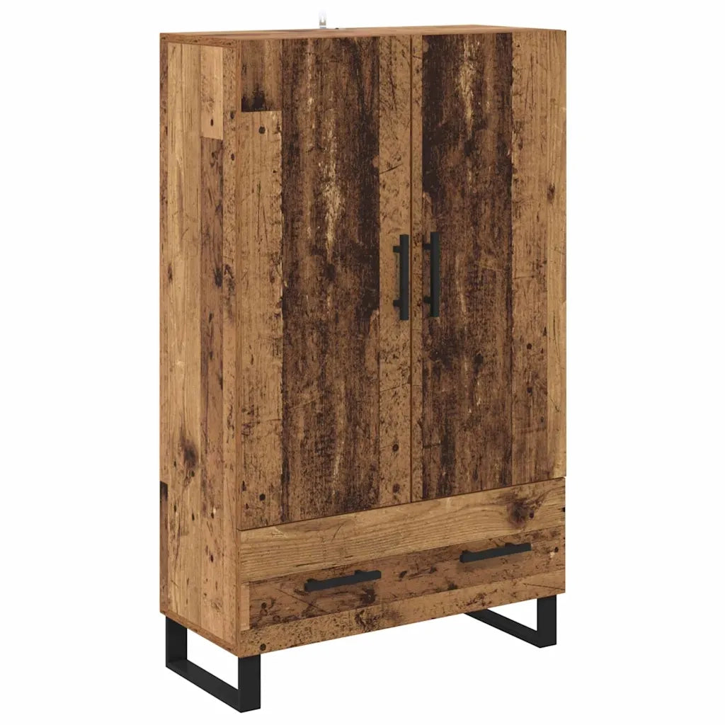Credenza-Buffet-Armadio da cucina Legno vecchio 69,5 x 30 x 115 cm Legno multistrato