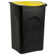 Stefanplast Pattumiera 50L mit con Coperchio Bidone Rifiuti in Plastica Raccolta Differenziata
