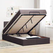 Struttura Letto Pouf con Materasso 80x200 cm in Tessuto 3311445