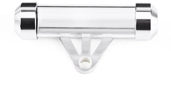 Houder Sticker Premium Qualità - Cilindrica Contenitore Acqua-Impermeabile - Verifica Assicurazione Motociclo - Lega di Alluminio/Acrilato - Facile da Utilizzare - Non Rugginoso - Contenitore Verifica Assicurazione