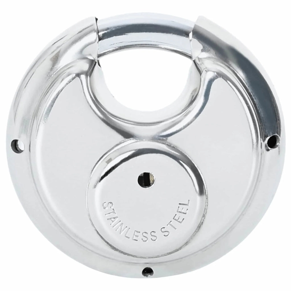 Lucchetti Discus con Chiavi 2 pz Argento 7 x 2.4 x 7 cm CFW5764652