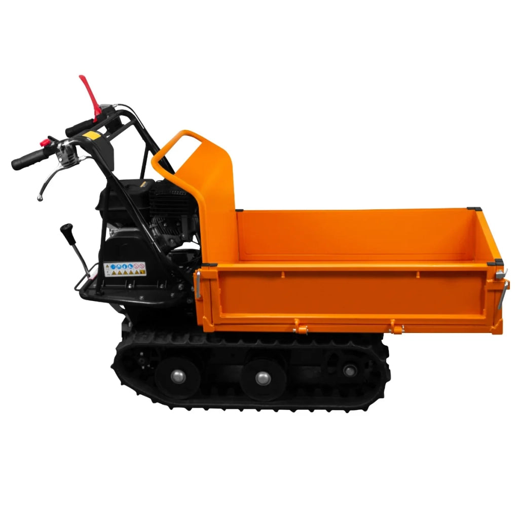 Dumper Cingolato con cassone ribaltabile idraulico 300kg di carico utile 196cc