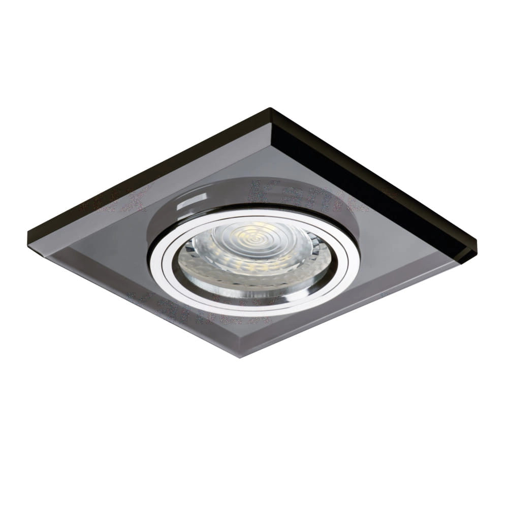 Kanlux Morta faretto incasso quadrato nero GU10 50W