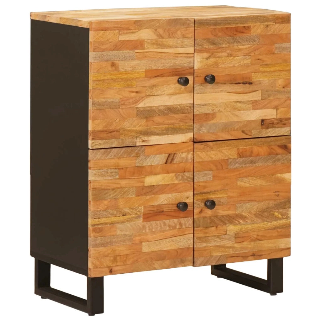 Mobile laterale Marrone 60 x 33 x 75 cm Legno di mango massello 4018322