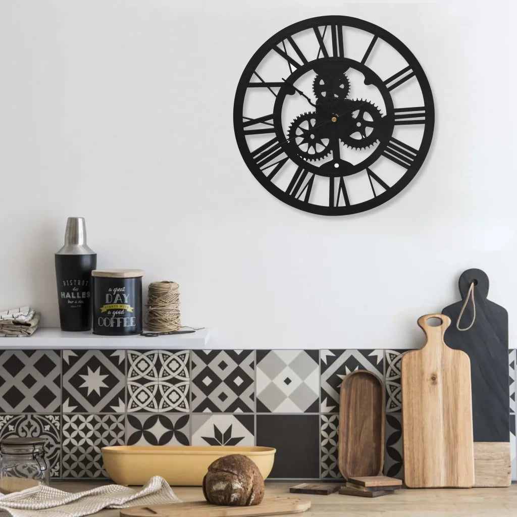Orologio da Parete Nero 30 cm Acrilico CFW8970270
