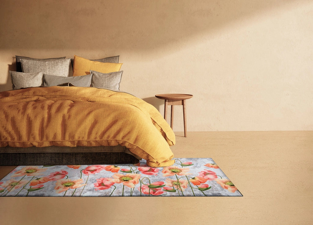 Tappeto Cucina Antiscivolo Stampa Digitale Emozioni Fantasia Tulipani By Suardi - 58x80 - Tulipani
