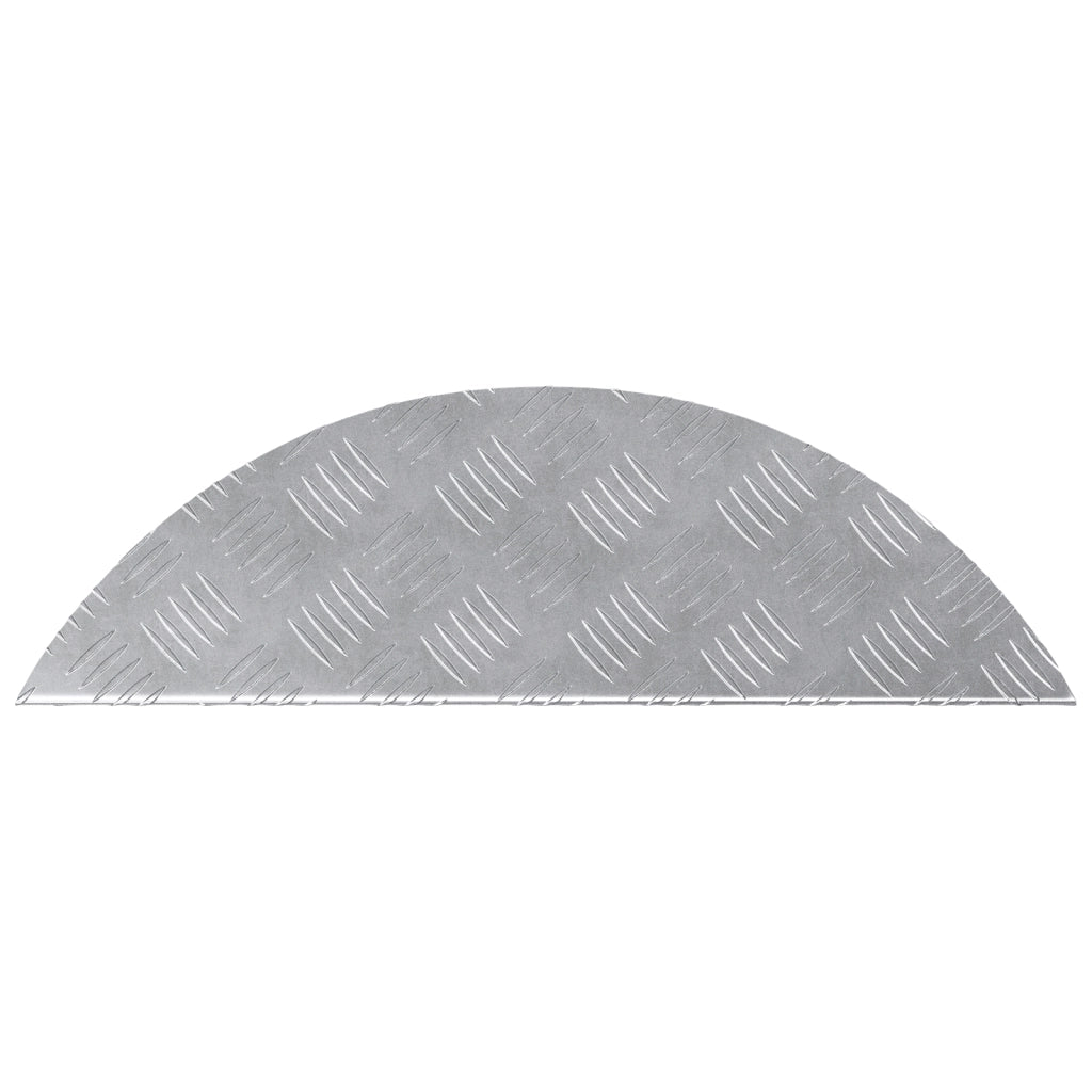 Gradini in alluminio 10 pezzi antiscivolo 60x18 cm