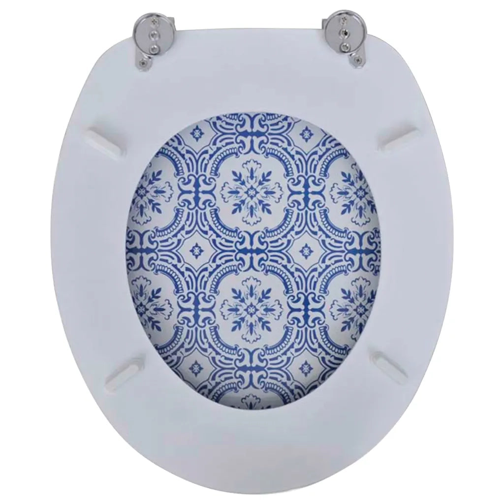 Coperchio da Toilette in MDF con Design Porcellana 141483