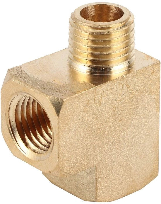 Fitting T in rame - NPT 1/4" - Sesso femminile/maschile - Pressione massima 1000 PSI - Intervallo di temperatura - Utilizzo universale