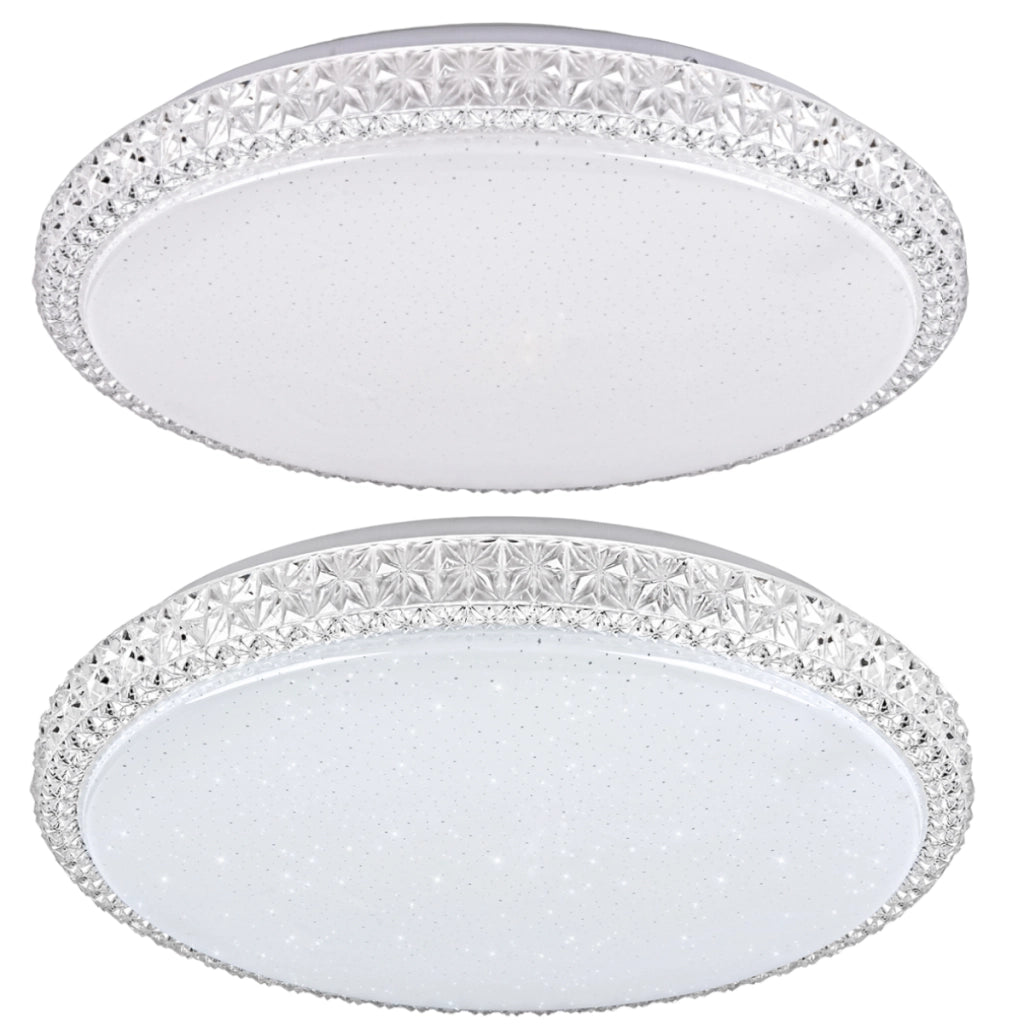 Plafoniera LED dimmerabile 50cm 68W Polux con telecomando