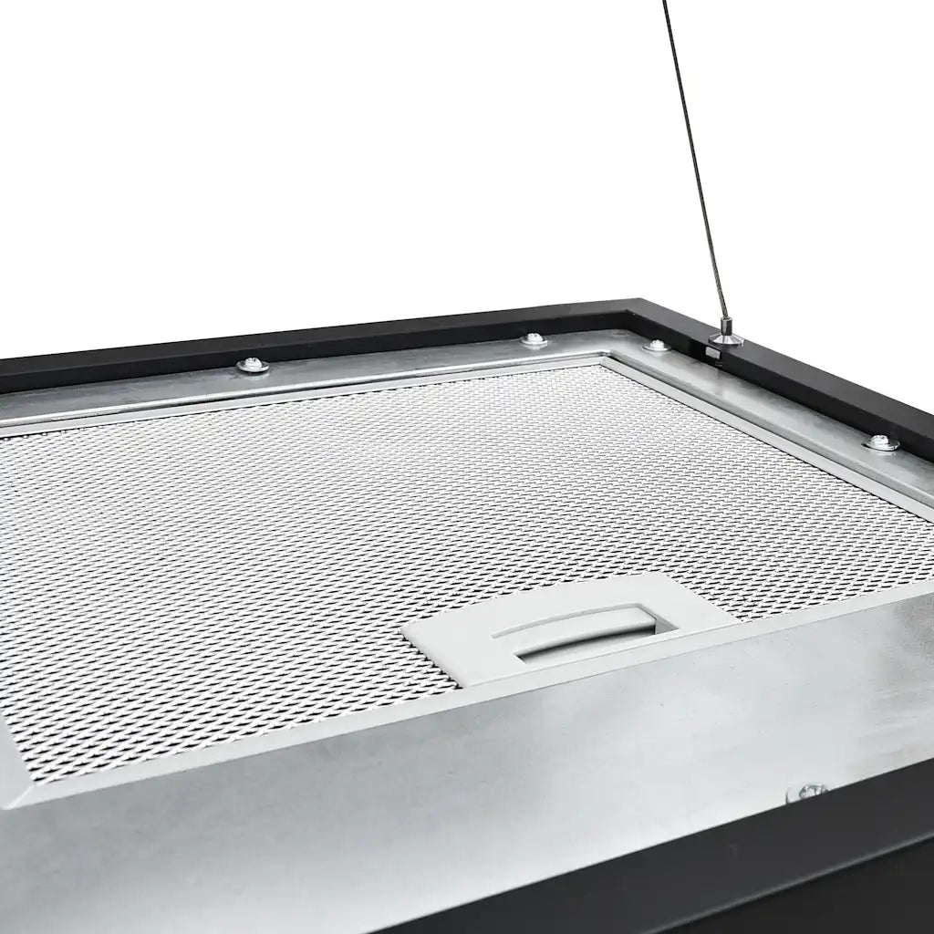 Cappa da Cucina ad Isola Sospesa LCD Sensore 37 cm in Acciaio 51021