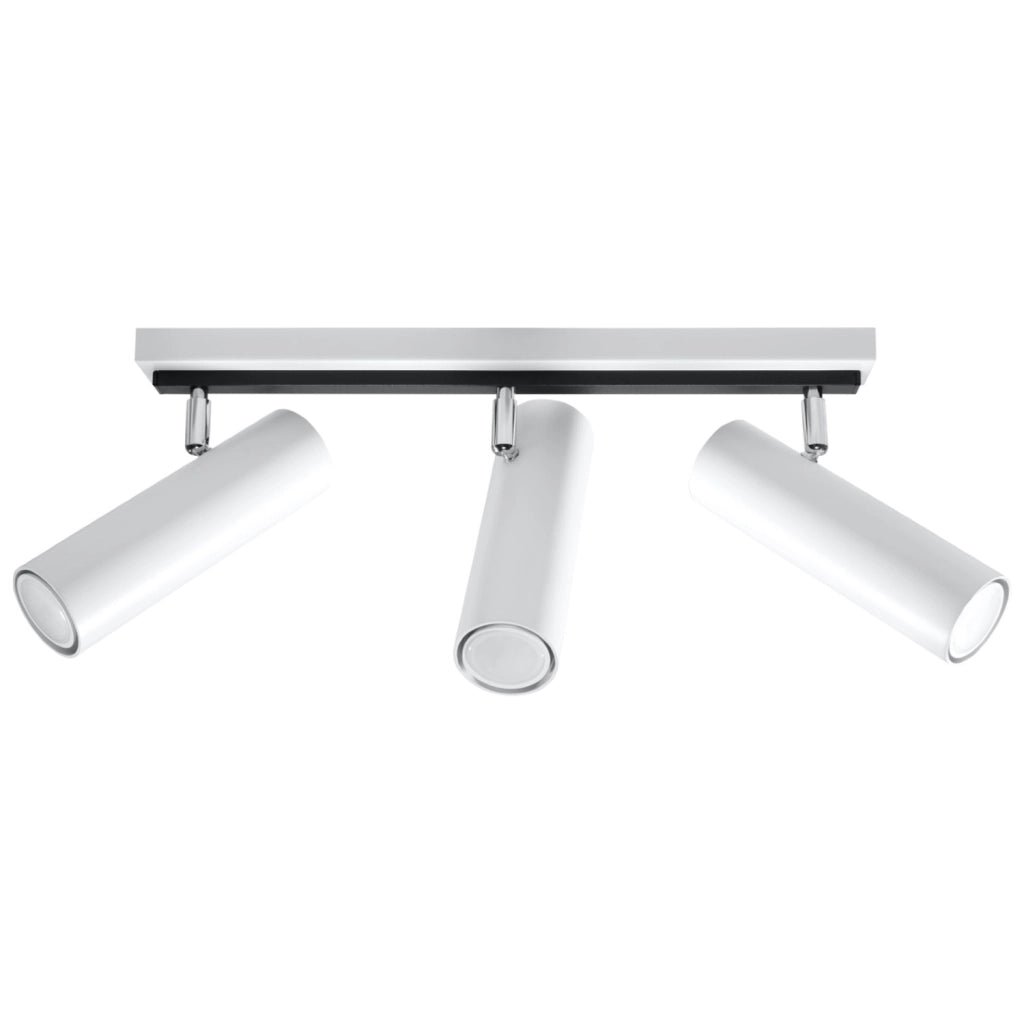 Plafoniera spot KURSO 3 luci bianca/cromo Pure Lume