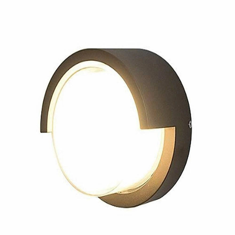 Trade Shop - Applique Da Esterno E Interno Lampada Moderna Per Parete Muro Ip65 Faretto 12w -
