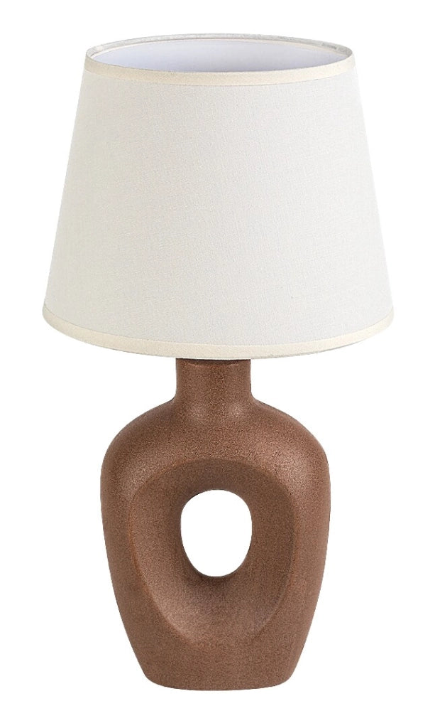 Lampada da tavolo Madelor 1xE14 marrone/beige Rabalux
