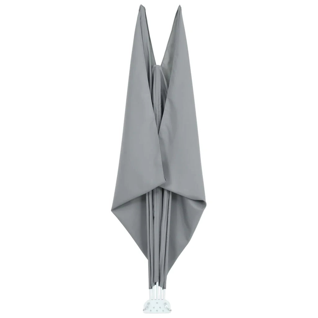 Tenda da sole laterale retrattile/schermo privacy per patio giardino terrazza balcone 300 x 200 cm grigio 02_0007074