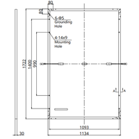 Modulo fotovoltaico monocristallino potenza 410w silver