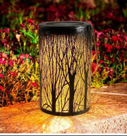 Lanterna da giardino esterna, IP65 impermeabile decorativa, adatta per sentieri, giardini, terrazze, patio e aree esterne, Natale (luce calda bianca).