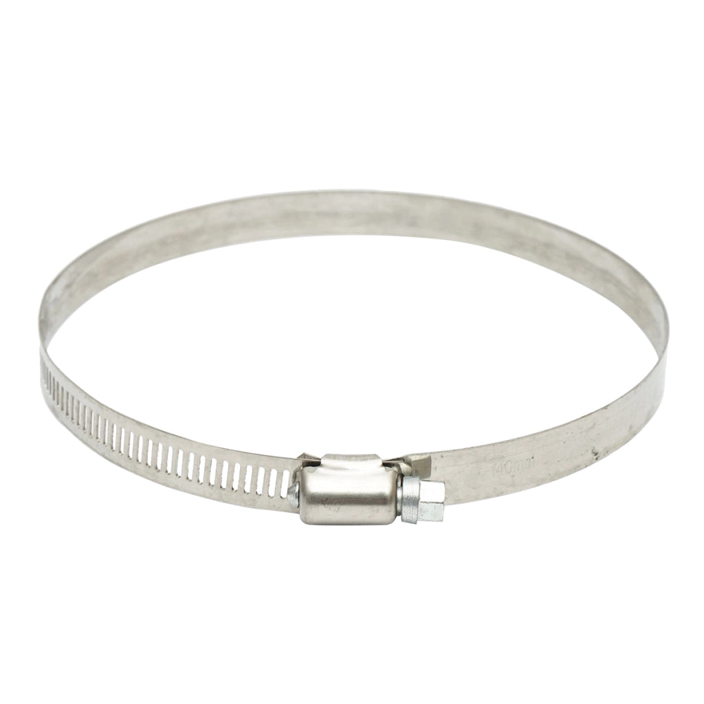 Collare per tubo in acciaio inox regolabile, 117-140 mm