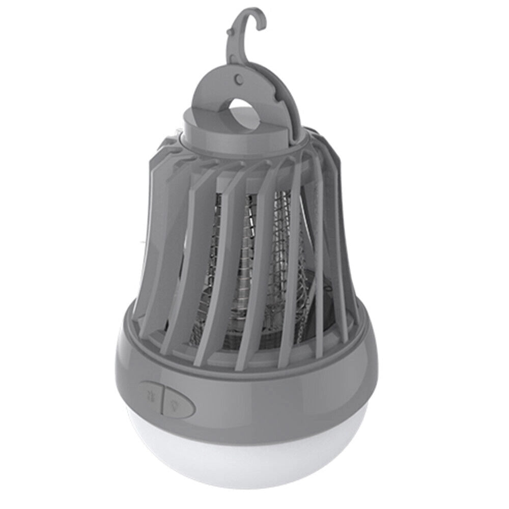 Zanzariera Elettrica Torcia Lampada LED da Campeggio Anti Zanzare Batteria AAA