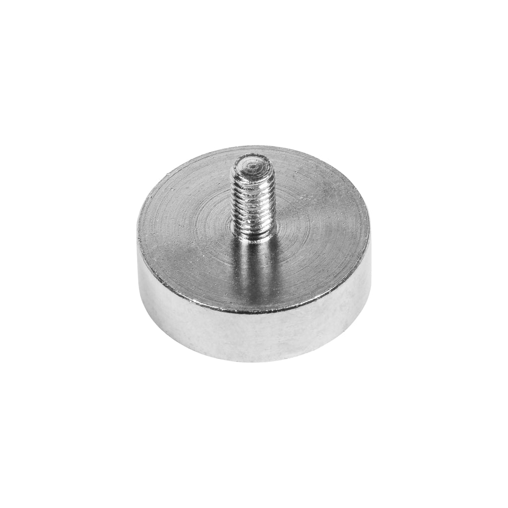 Magnete neodimio tondo Ã¸25 perno filet forza 22 kg