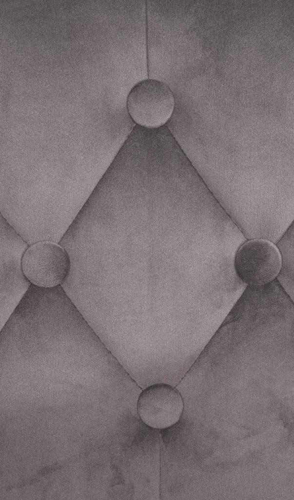 Sgabello da bar in velluto Dublin grigio,Metallo nero opaco