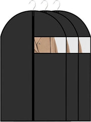 Cinque armadi per abbigliamento da 60x120 cm, impermeabili all'acqua e ai tessuti, con chiusura a zip, adatti per appendere abbigliamento.