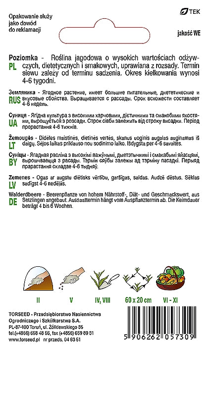Fragole di bosco Rujana 0,2g