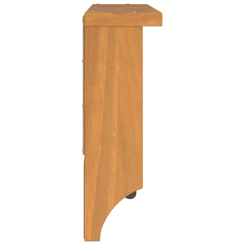 Appendiabiti da parete con pratici ganci 87 x 12 x 35 cm stile rustico legno di pino massiccio 02_0056692
