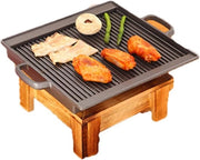 Grill da viaggio - Ideale per campeggiare - Compatta e leggera - Perfetta per pic nic - Utile per l'esterno - Per momenti conviviali