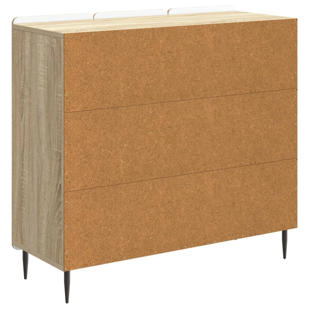 Credenza Rovere Sonoma 89 x 34,5 x 82 cm Legno ingegnerizzato 894417