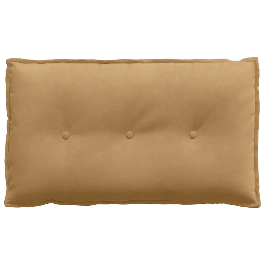 Cuscino per Schiena | Cuscino dorsale Marrone 80 x 50 cm Tessuto in Cords
